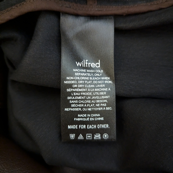 EUC, Aritzia wilfred The Ganna Shirt Jacket, Size L, Chocolate Brown - Picture 7 of 8